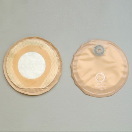 Hollister 1796 Stoma Cap with SoftFlex Skin Barrier Beige Pre-Sized up to 1 15/16