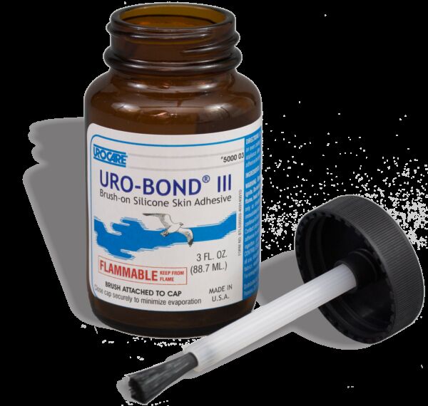 Urocare 500003 Uro-Bond III Brush-On Silicone Adhesive Large 3 fl. oz. Each