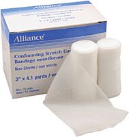 Conform Stretch Gauze Bandage 4″ Non Sterile Box/12