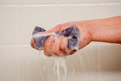 Rinse-off Patient Bathing Sponge