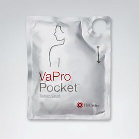 Hollister 77164 VaPro Pocket Coudé No Touch Intermittent Catheter 16'' (40 cm) 16 Fr Box/30