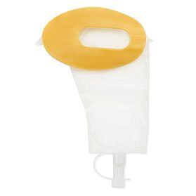 Hollister 9840 Female Urinary Pouch w/ SoftFlex Skin Barrier Latex-Free Box/10 