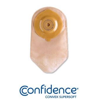 Salts CUSS1352 Confidence Convex Supersoft 1-piece Urostomy Pouch-Cut to fit 13-52mm Box/10    